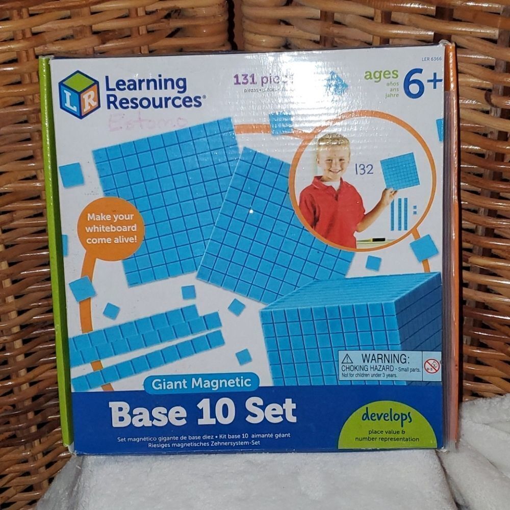 Giant Magnetic Base 10 Set Homeschool